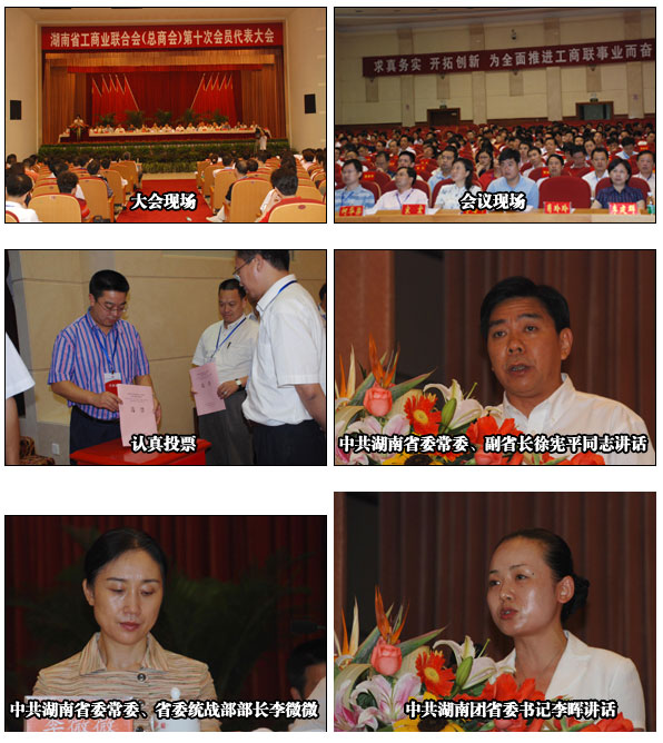 胡国安董事长出席第十次届湖南省工商业联合会（总商会）代表大会