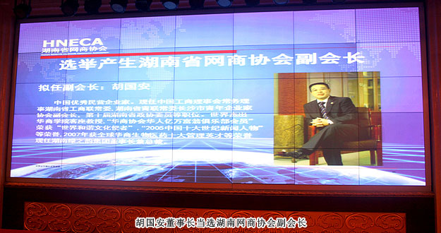 湖南省网商协会成立，绿之韵集团胡国安董事长当选副会长