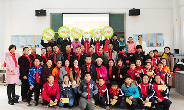 为爱行动，少年强则国强——“绿韵圆梦·书香助学”行动走进合肥龙塘学校